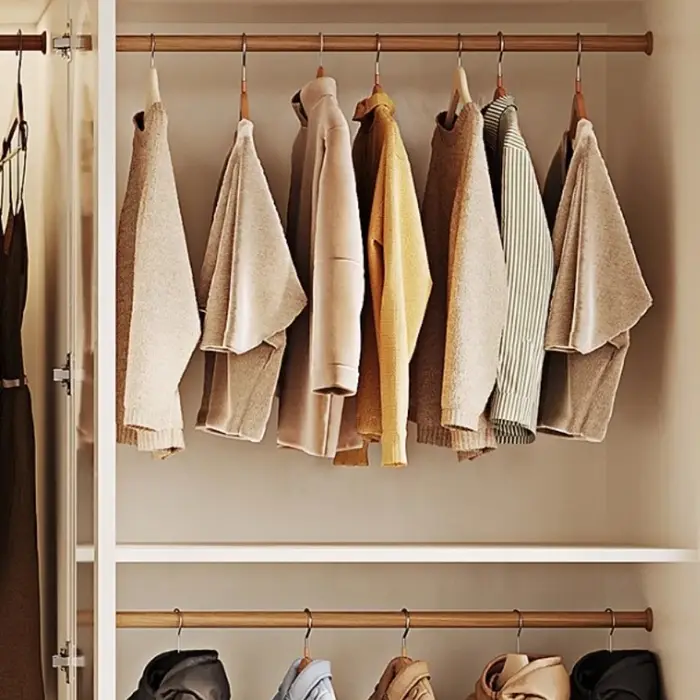Coiffeuse chambre armoire crème