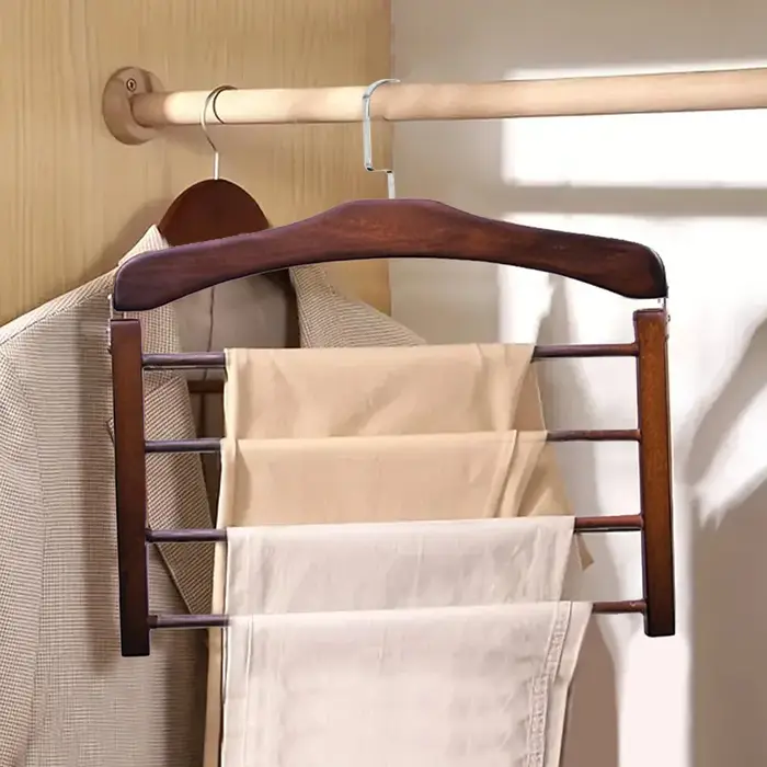 Étendoir à vêtements en bois massif