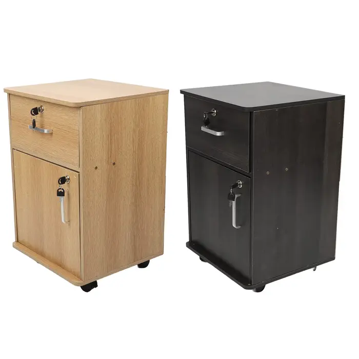 Armoire de rangement verrouillable sous le bureau