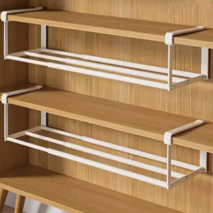 Étagère à chaussures extensible, armoire à chaussures pour la maison, étagère de rangement à niveaux