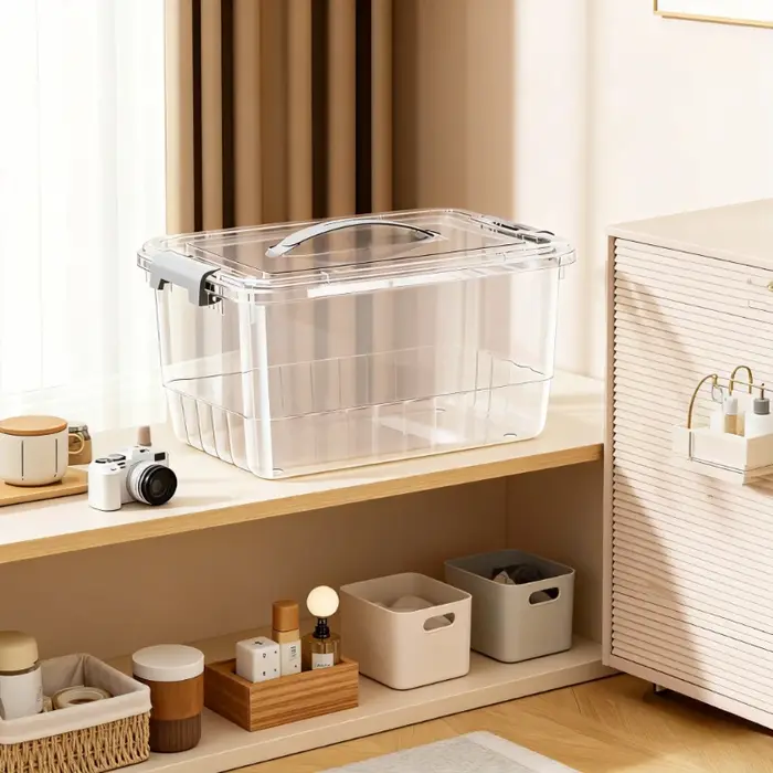 Boîte de rangement avec couvercle