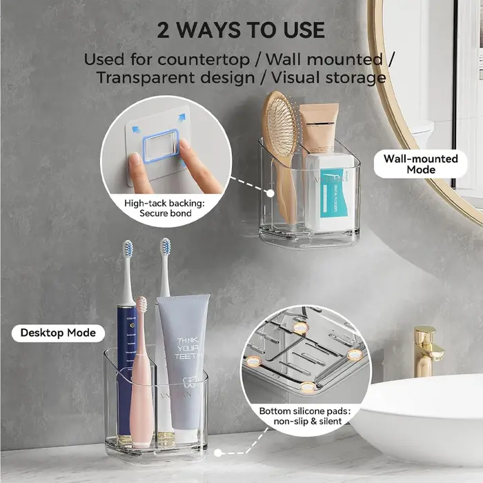 Support de rangement pour brosses à dents