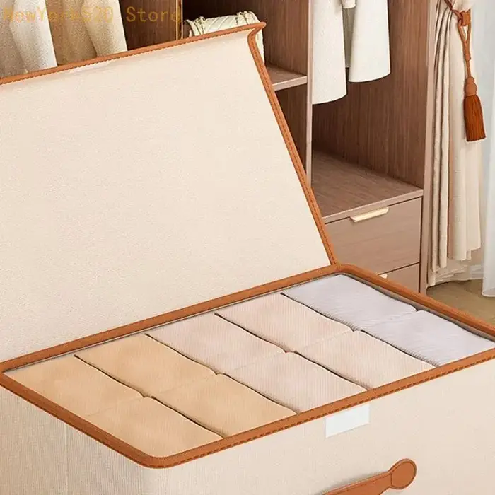 Boîte rangement Portable pour vêtements, rangement en tissu respirant, organisateur couette, organis