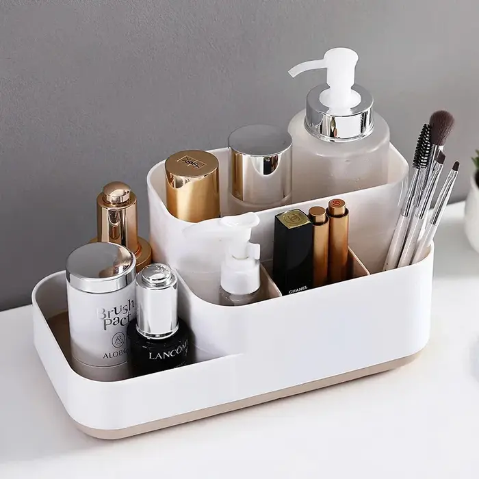 Boîte de rangement de maquillage créative avec tiroir pour coiffeuse
