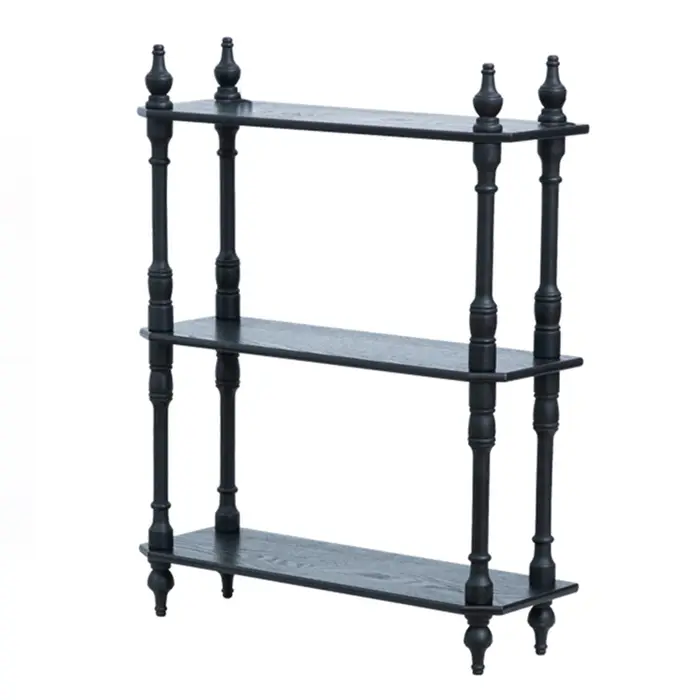 Supports de rangement en bois, présentoirs de bureau, étagères de décoration murale, meubles Morden 