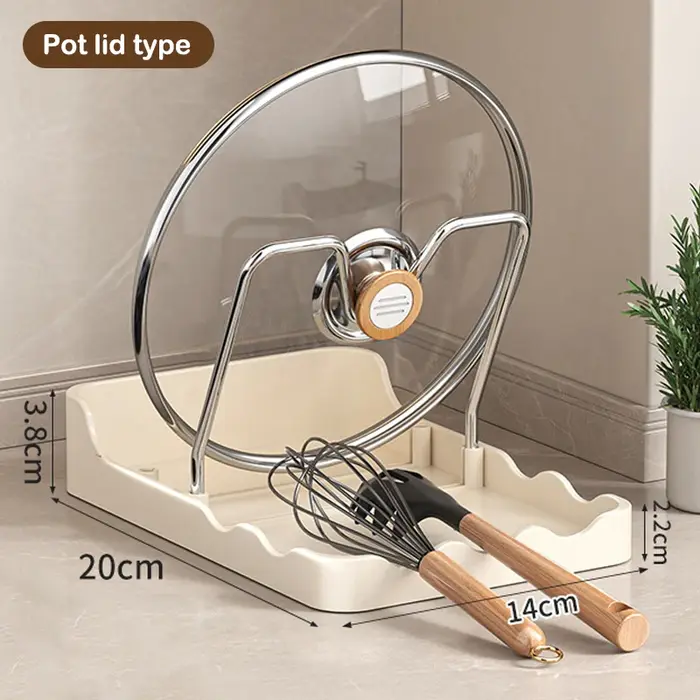 Support de couvercle de Pot, planche à découper, support de Placement, support de spatule de cuisine