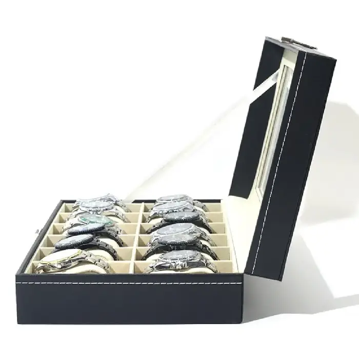 Boîte de rangement pour montres verrouillable