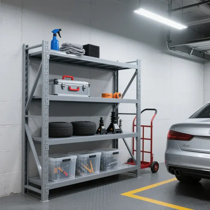 Étagère de rangement, rayonnage métallique en fil d'acier laminé à froid, présentoir autoportant pour supermarché, maison et garage, largeur 400-600 mm