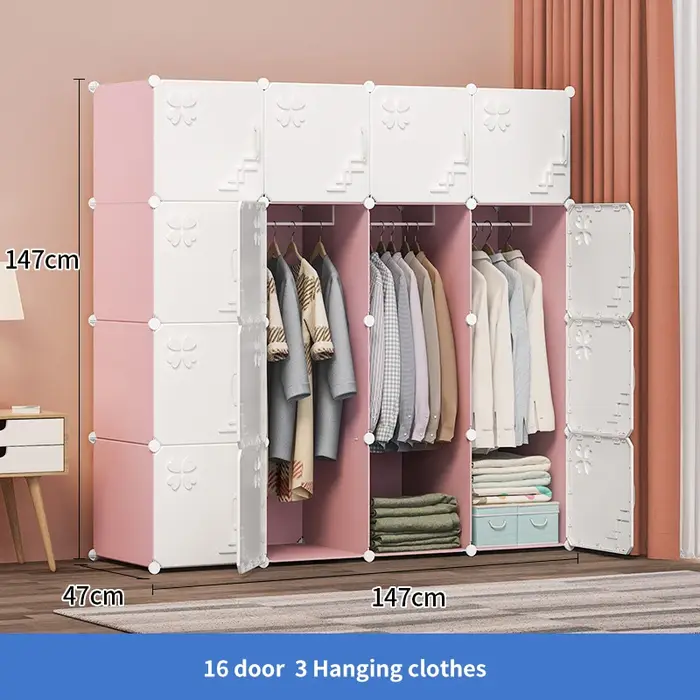 Armoire de rangement pliable moderne pour la maison