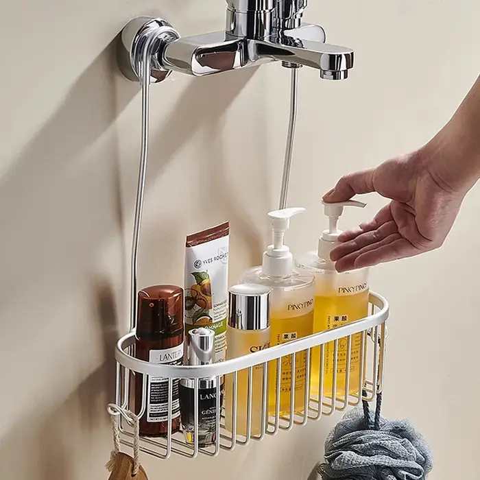 Panier de Douche Suspendu avec Crochets