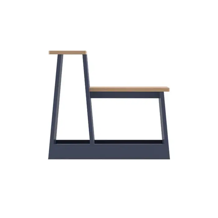 Rangement d'entrée en bois massif, tabouret de port de chaussures