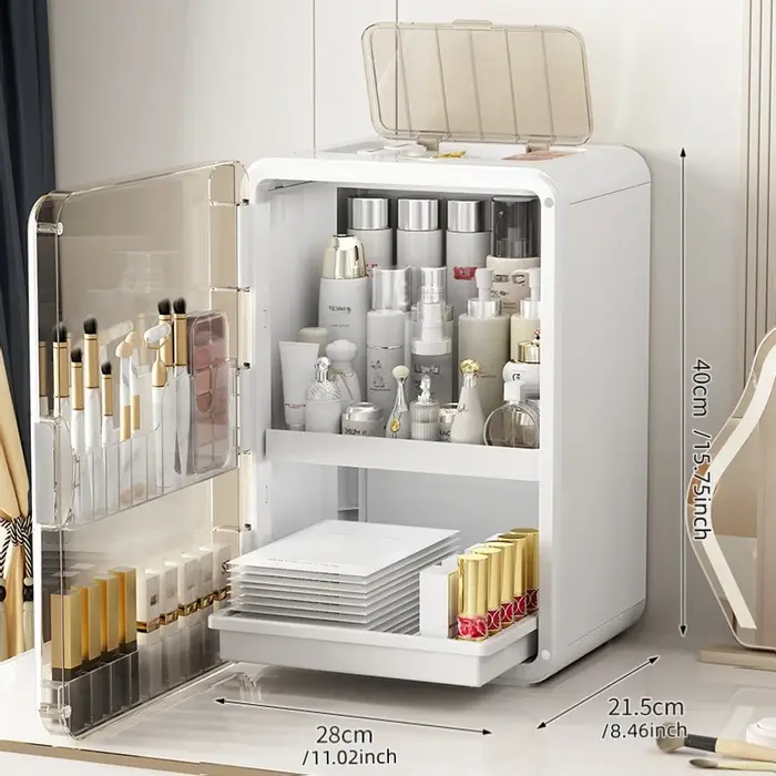 Armoire de rangement cosmétique haut de gamme, tiroir de coiffeuse domestique, support de rangement,