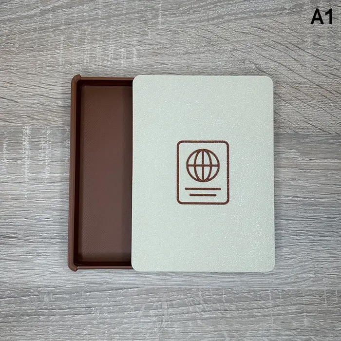 Boîte de rangement pour passeport, organisateur de documents de voyage, étui de rangement pour carte