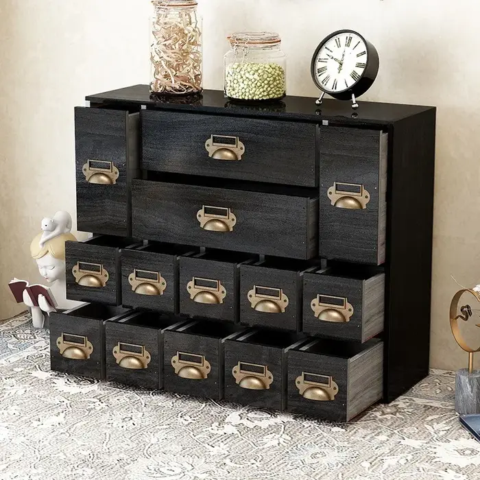 Boîte de rangement de Type tiroir en bois