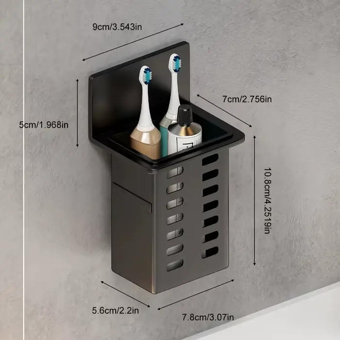 Support de rangement mural pour salle de bain, cuisine, bureau – Boîte de rangement murale pour arti