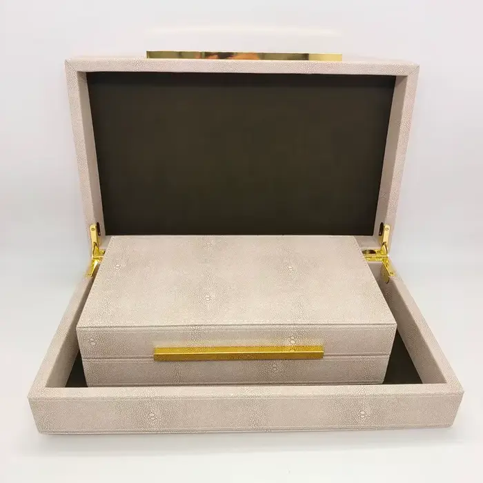 Boîte à bijoux en velours portable pour femme