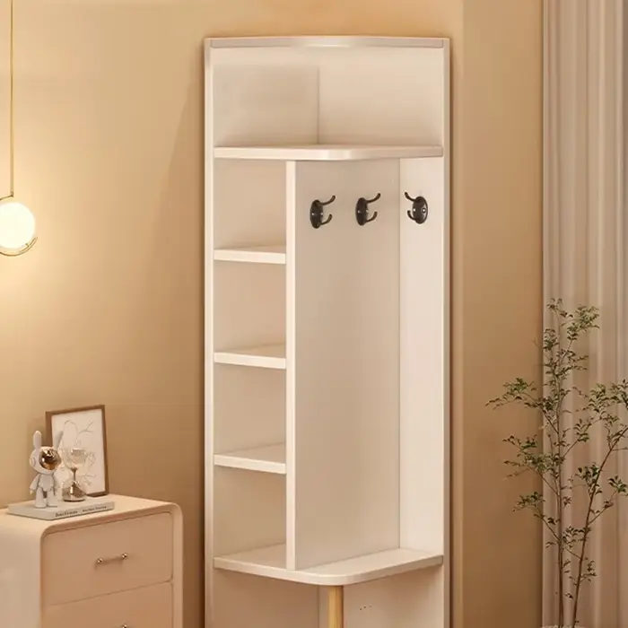 Armoire de rangement d'angle pour usage domestique