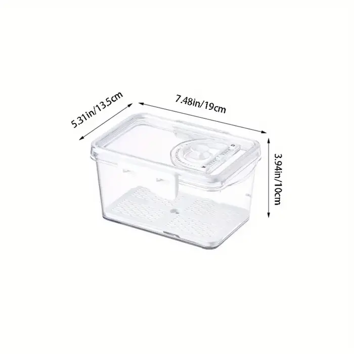 Boîte à pain scellante de 3 tailles, boîtes de stockage de pain rectangulaires avec enregistrement d
