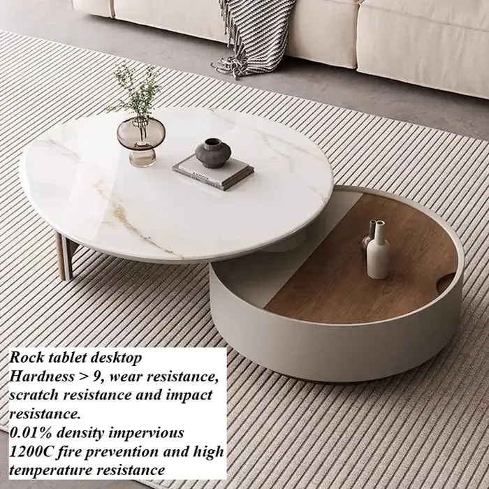 Cadre de rangement Table basse moderne clair organisateur ornements
