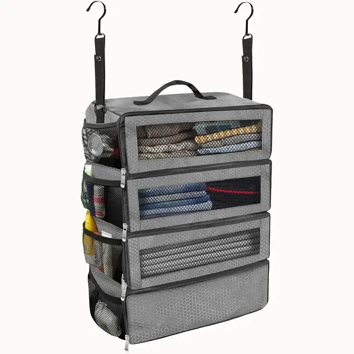Organisateur de valise, organisateur de bagages de voyage, étagères suspendues portables, cubes de r