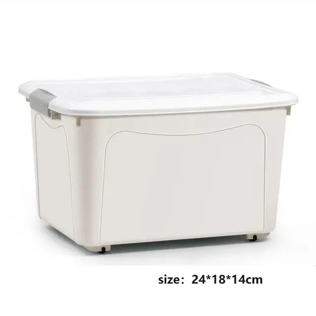 Grande boîte de rangement en plastique, boîtes de rangement de grande capacité, peuvent être utilisé