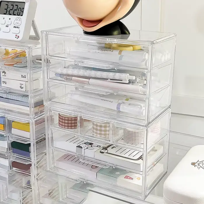 Boîte de rangement multifonctionnelle pour cosmétiques