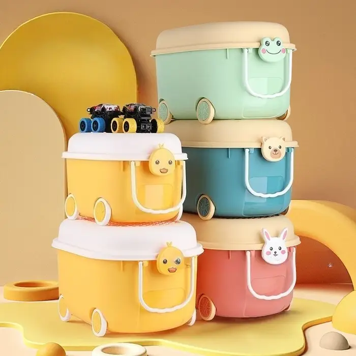 Boîte de rangement de jouets de dessin animé