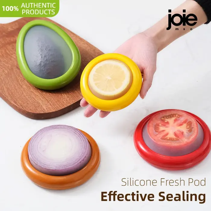 Joie – boîte de rangement en Silicone, récipient pour fruits et légumes, dosette extensible hermétiq