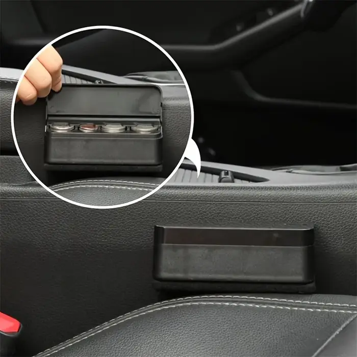 Organisateur de pièces de monnaie de voiture, boîte d'économie de pièces de monnaie à la maison, boîte de rangement de changement de Taxi, pot de pièces de monnaie de voiture, boîte de collection de p