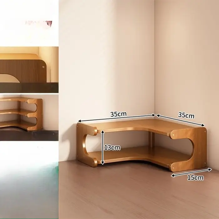 Support de rangement de Table d'articles ménagers de cuisine d'angle support de rangement multicouch