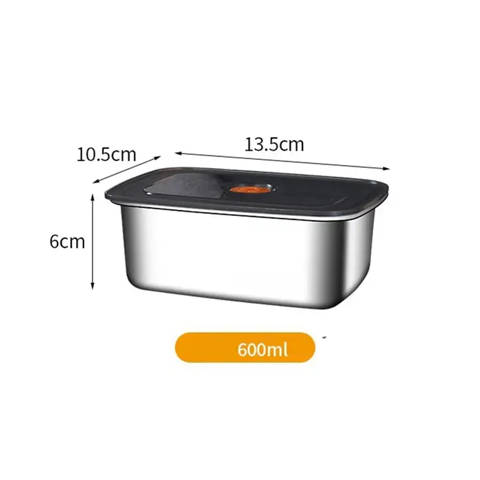Boîte à déjeuner de Camping en acier inoxydable, boîte à Bento scellée pour micro-ondes, boîte de ra
