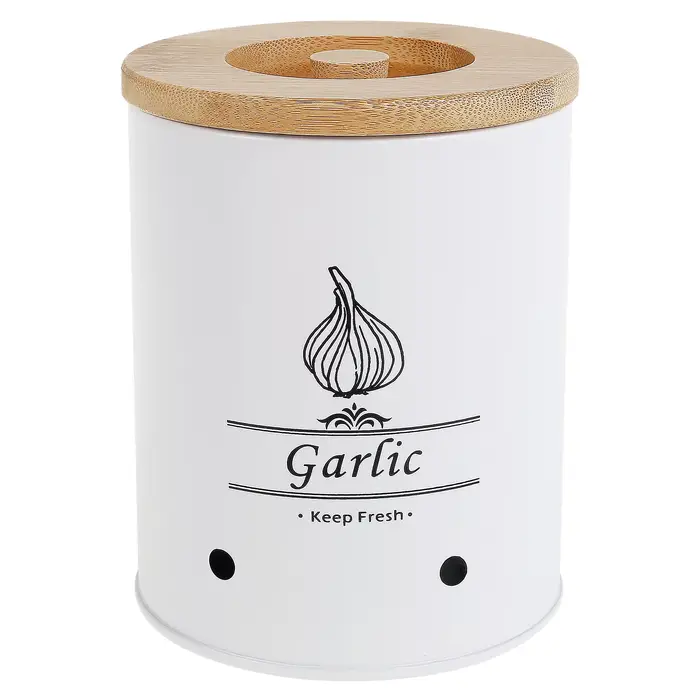 Pot de rangement pour gardien d'ail, boîte de rangement polyvalente pour oignon, pomme de terre, ail
