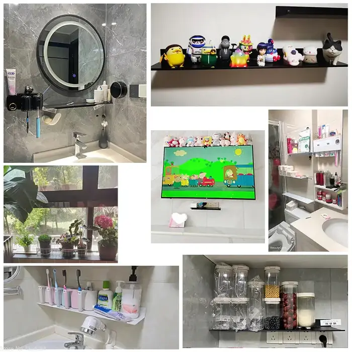 Étagère de rangement pour bain