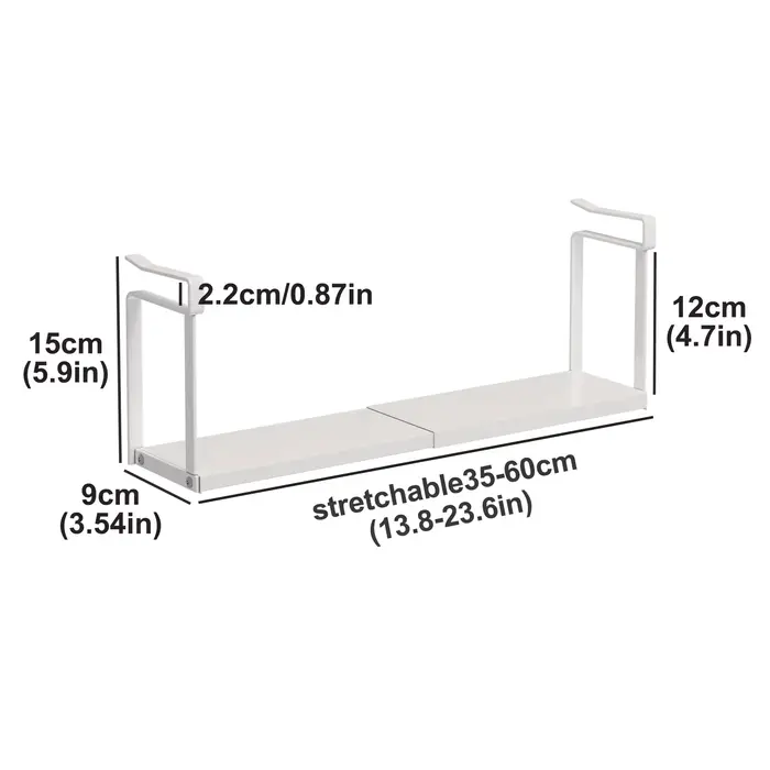 Boîte de rangement pour miroir avec étagères superposées, panier suspendu, armoire de salle de bain,