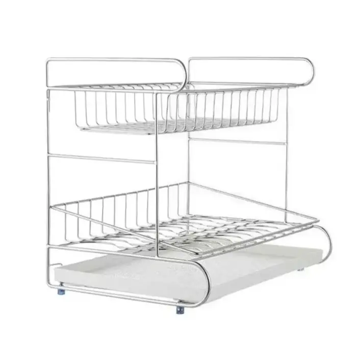 Supports de rangement à trois niveaux pour salon