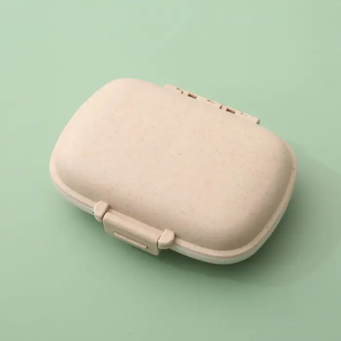 Mini boîte à médicaments avec compartiments pour trois repas par jour, boîte de rangement portable p