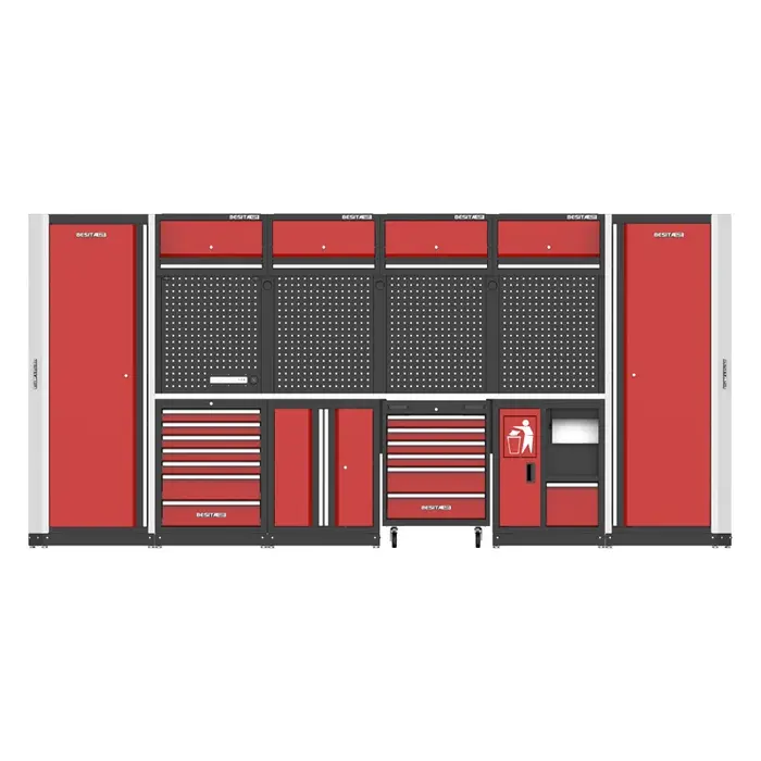 Boîte à outils de stockage d'atelier de réparation de haute qualité