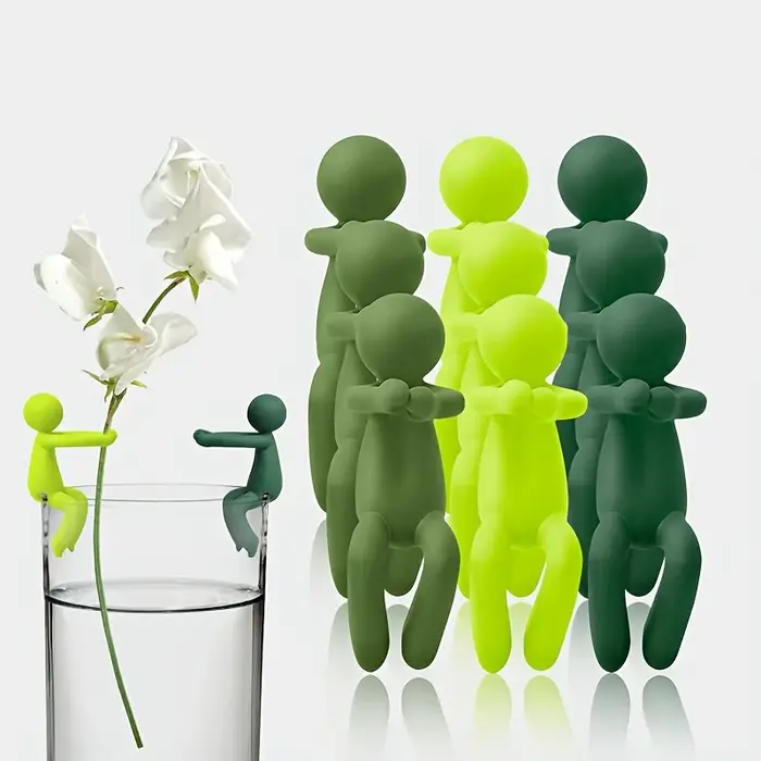 Support pour plantes coloré à 3 niveaux - Le support à fleurs en plastique présente un design unique, pratique pour la culture des plantes et le rangement des fleurs, V