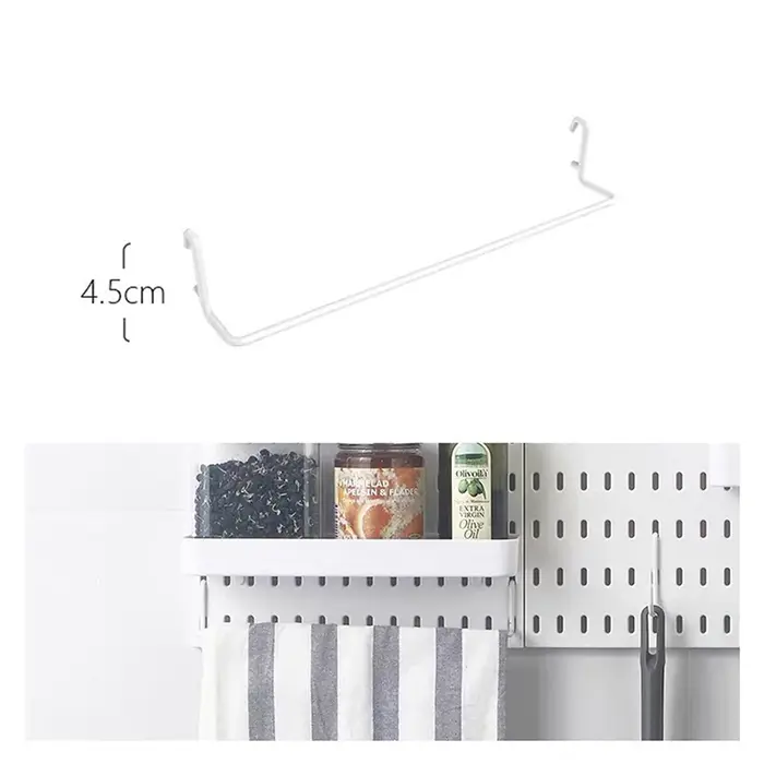 Étagère murale perforée, kit de panneaux perforés DIY, panneau à trous pour panneaux muraux, décorat