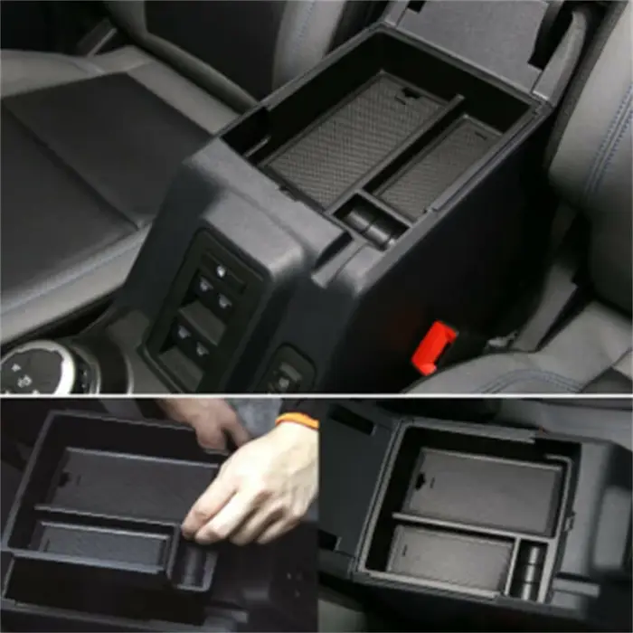 Boîte de rangement pour accoudoir de voiture, console centrale, conteneur de rangement, accessoires 