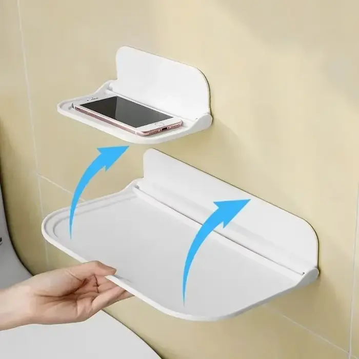 Étagère murale pliable sans perçage