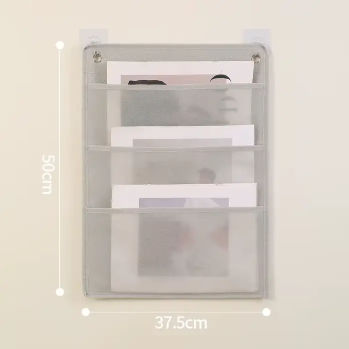 Pochette murale suspendue pour dossiers, organiseur de rangement format Lettre