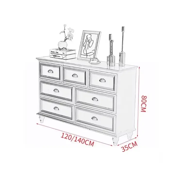 Armoire de rangement nordique élégante