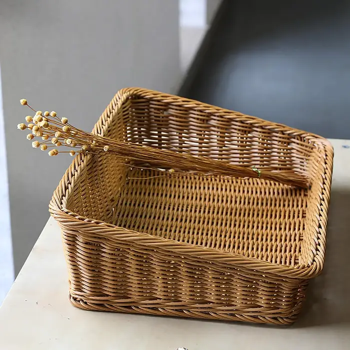 Boîtes de rangement tissées à la main