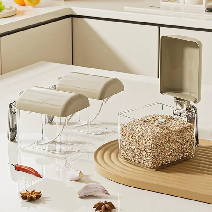 Boîte à épices murale en plastique