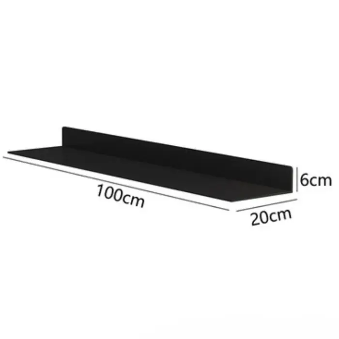 Étagère murale LED esthétique pour chambre à coucher, organisateurs de bureau, vernis à ongles, étag