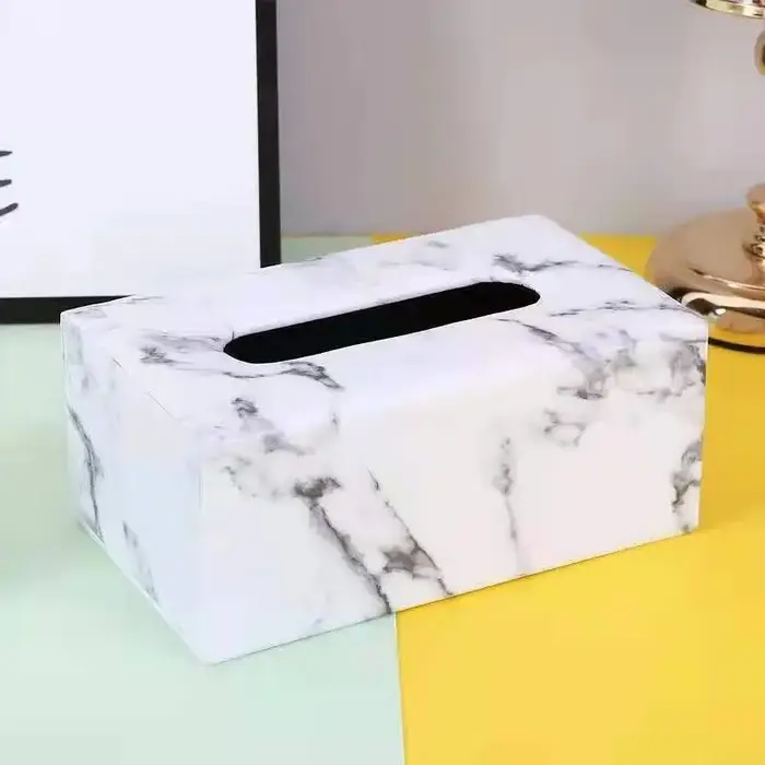 Boîte à mouchoirs de Style européen, boîte en papier étanche pour Restaurant hôtel, Organization min
