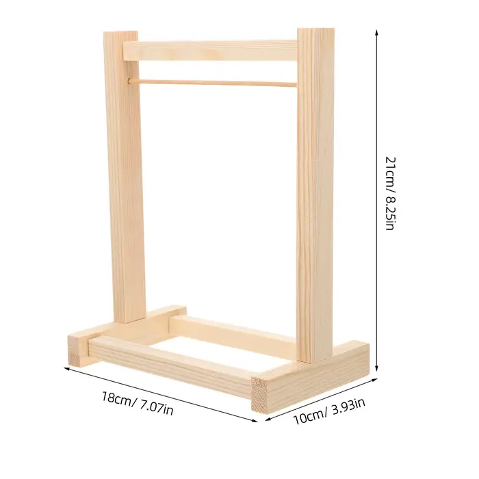 Cintre en bois pour jouets, porte-vêtements pour bébés, porte-vêtements T1, étagère de rangement pou