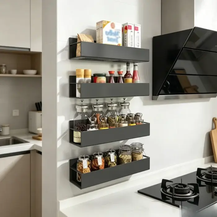 Étagère magnétique pour réfrigérateur