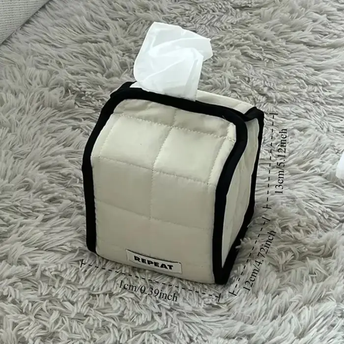 Boîte de rangement pour mouchoirs en papier, gain de place, ronde ou carrée, pour rouleaux de papier